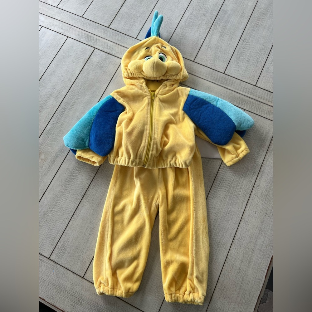 Little Mermaid Flounder Costume Disney